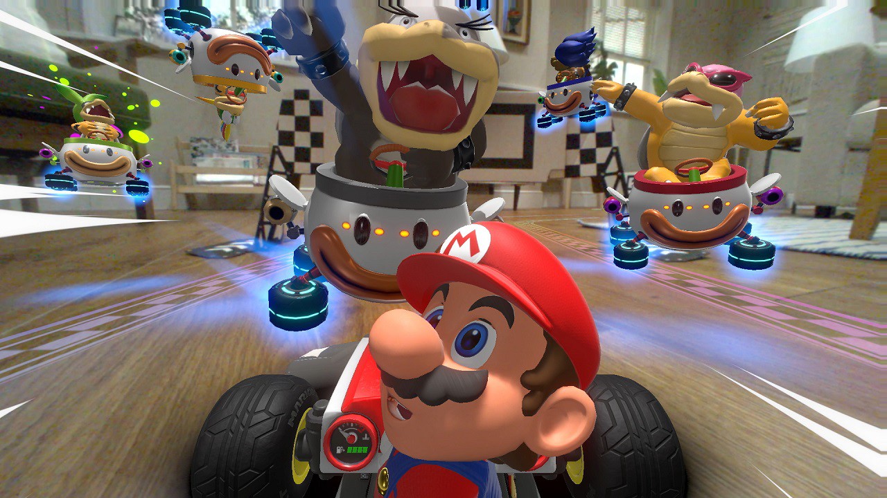 Desde Velan Studios comentan que la principal inspiración para Mario Kart Live: Home Circuit está en las carreras de drones