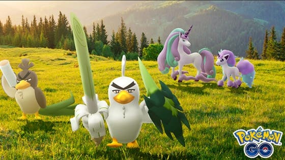 Ponyta de Galar y Farfetch’d de Galar aparecerán en Pokémon GO todo el día para celebrar la llegada de Las nieves de la corona