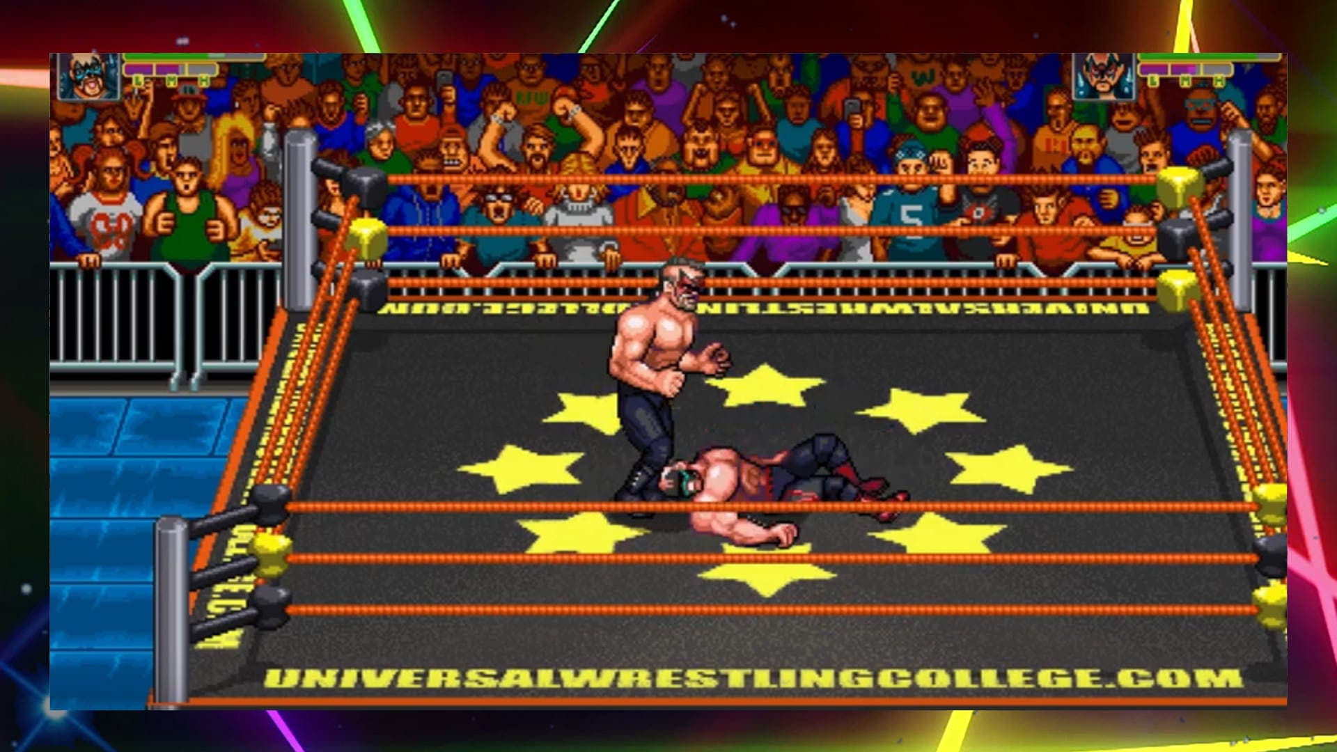 Matt Cardona y Jeff Cobb se enfrentan en este gameplay de RetroMania Wrestling