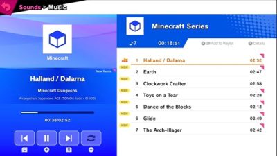 Escucha todas las canciones de Minecraft en Super Smash Bros. Ultimate