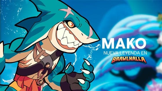 Mako el tiburón ya está disponible en Brawlhalla junto a un nuevo emote y avatar