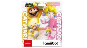 Los fans se preguntan por qué los amiibo de Mario y Peach Felinos se venden juntos en Europa y Japón