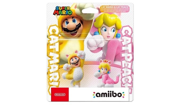 Los fans se preguntan por qué los amiibo de Mario y Peach Felinos se venden juntos en Europa y Japón