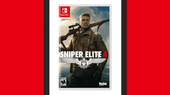 Este es el boxart de Sniper Elite 4 para Nintendo Switch