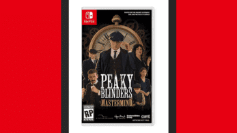 Este es el boxart de la versión física de Peaky Blinders: Mastermind para Nintendo Switch