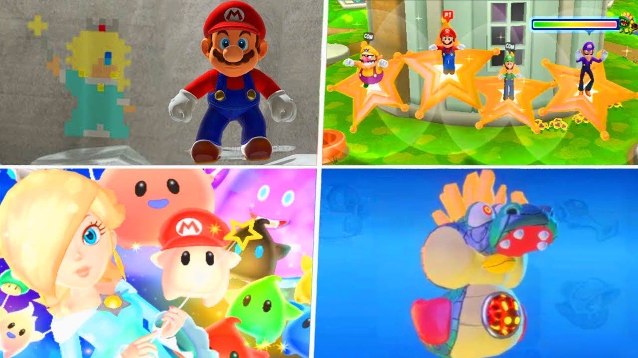 Este vídeo repasa las referencias a Super Mario Galaxy en los diferentes juegos de la saga