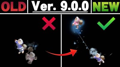 Este vídeo compara los cambios de la versión 9.0.0 de Super Smash Bros. Ultimate con la anterior