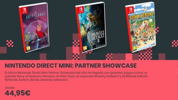 Ya puedes reservar juegos del último Nintendo Direct Mini: Story of Seasons: Pioneers of Olive Town, Bravely Default II y más
