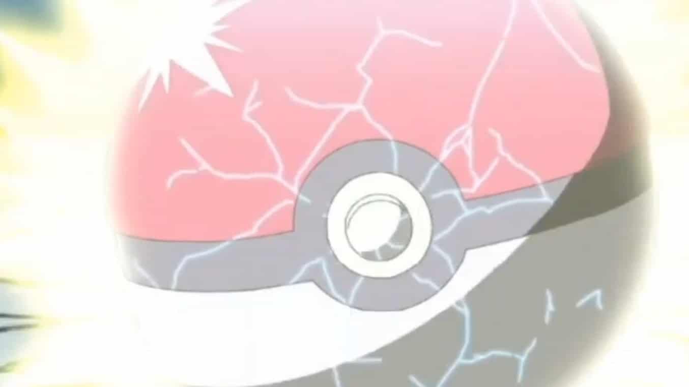 Fans quedan impactados ante la rotura en mil pedazos de una Poké Ball en el anime Viajes Pokémon