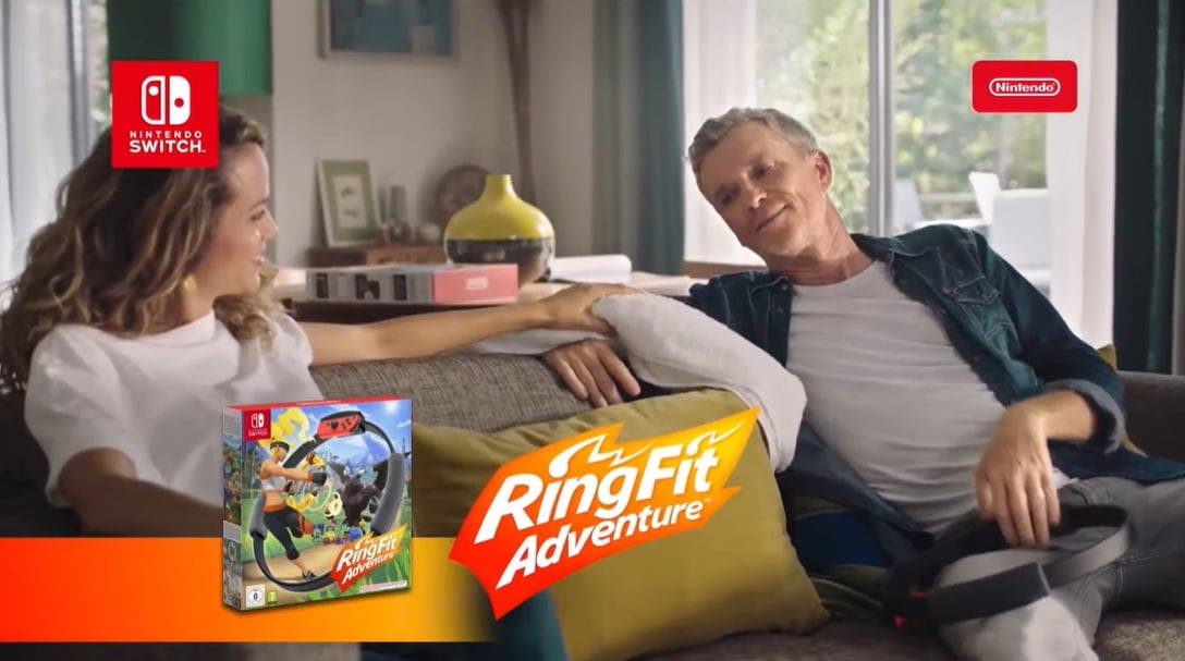 Se comparte un nuevo comercial de Ring Fit Adventure para Francia