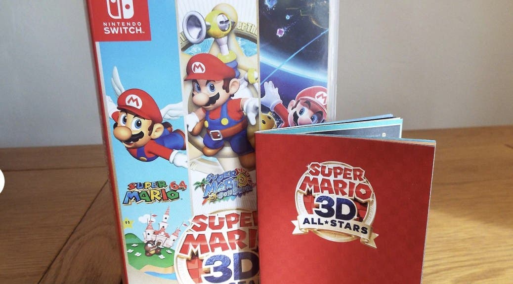 Fan crea un genial manual físico para Super Mario 3D All-Stars y tú puedes hacerte con uno igual