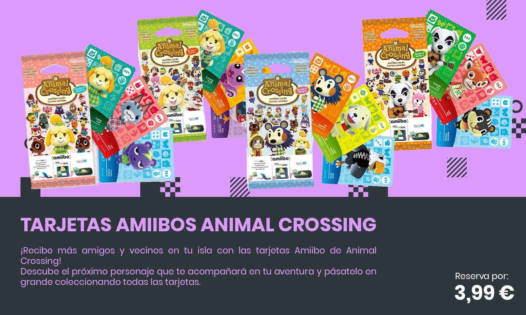 Reserva ya la nueva remesa de tarjetas amiibo y desbloquea contenido en Animal Crossing: New Horizons