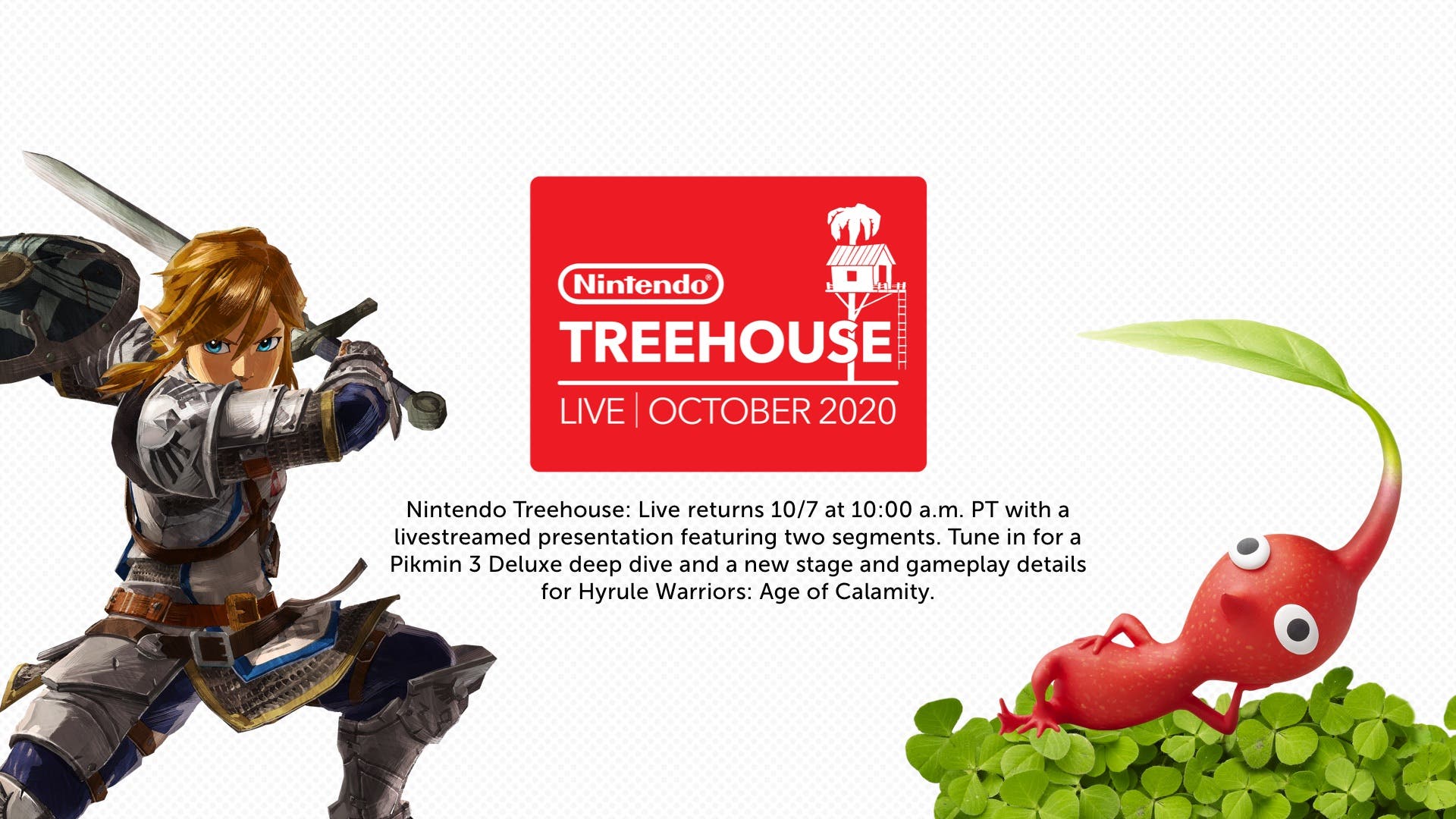 Anunciado nuevo Nintendo Treehouse Live con Pikmin 3 Deluxe y Hyrule Warriors: La era del cataclismo
