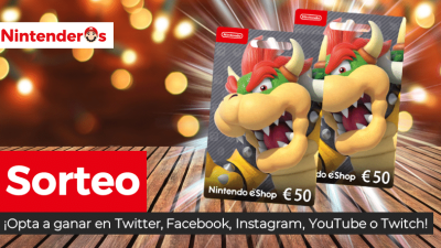 [Act.] ¡Sorteamos 2 tarjetas de 50€ para la Nintendo eShop!