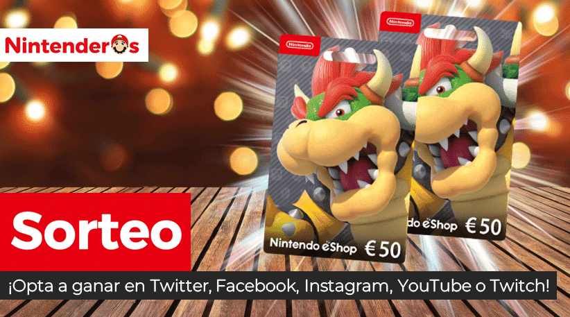 [Act.] ¡Sorteamos 2 tarjetas de 50€ para la Nintendo eShop!