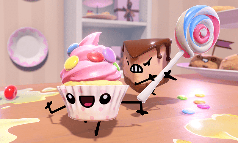 Dulce frenesí en este gameplay de Cake Bash en Nintendo Switch