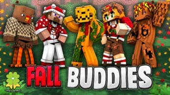 Ya puedes conseguir gratis el pack Fall Buddies de Minecraft