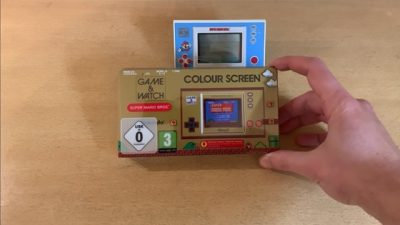 Nuevos unboxing del Game & Watch: Super Mario Bros.