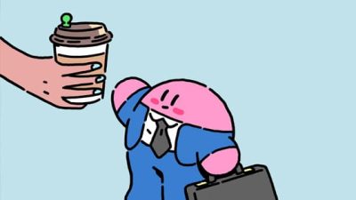 Kirby se viste de oficinista en estos artes del director artístico de Pokémon Espada y Escudo
