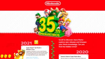 Visita la página de Amazon del 35º aniversario de Mario para ganar 100 Puntos de Platino en My Nintendo