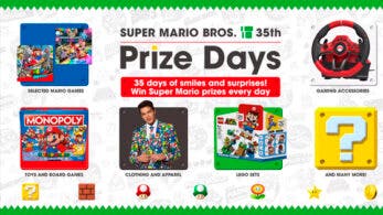 Nintendo UK sorteará 35 regalos por el 35º aniversario de Super Mario Bros.