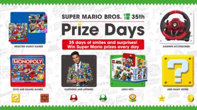 Nintendo UK sorteará 35 regalos por el 35º aniversario de Super Mario Bros.