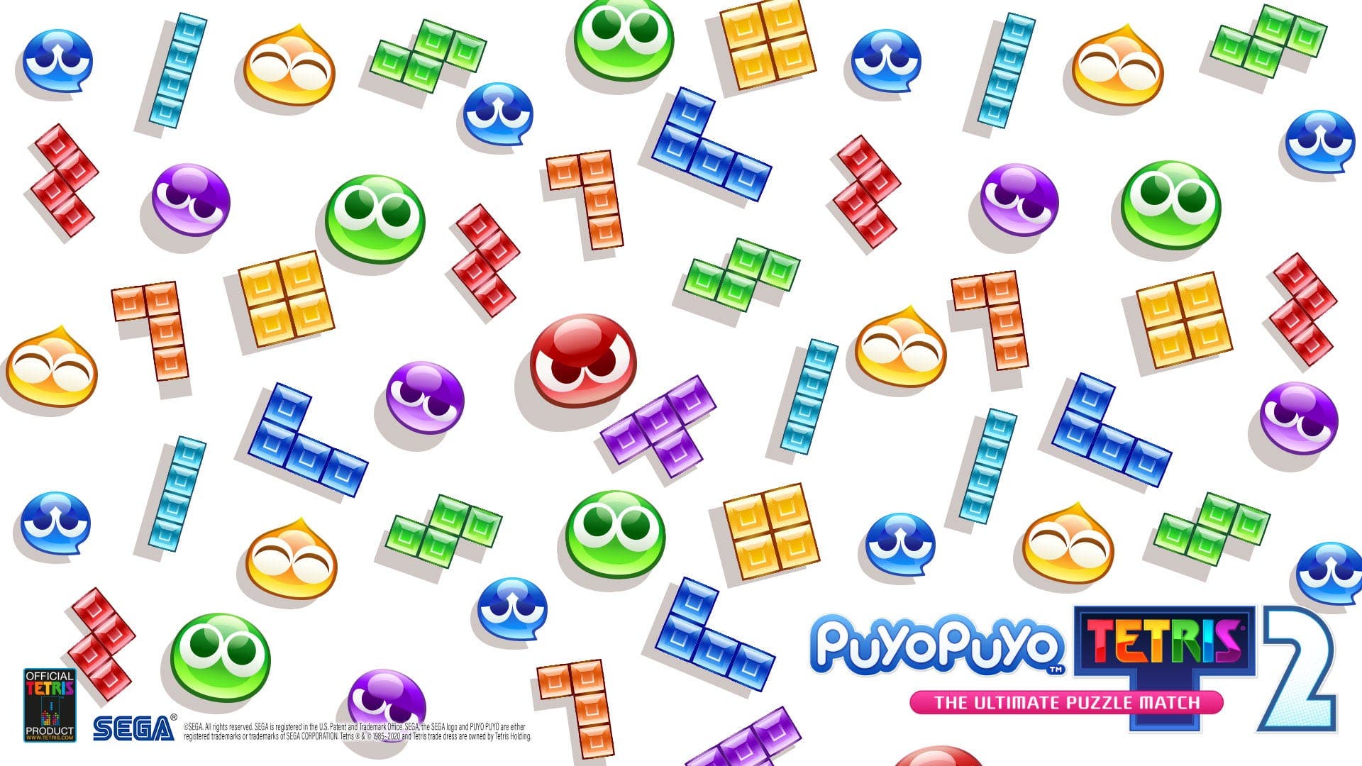 Sega comparte estos fondos de pantalla de Puyo Puyo Tetris 2