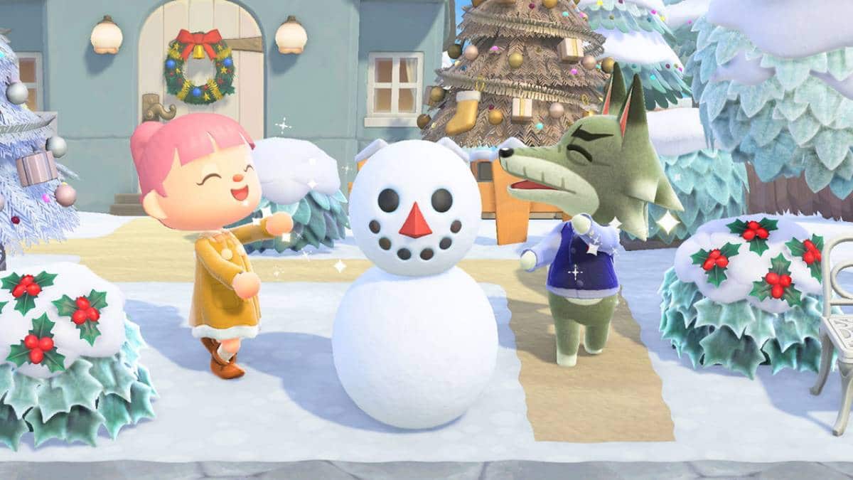 La nieve ha llegado a Animal Crossing: New Horizons y los fans ya están compartiendo bellas estampas de sus islas nevadas