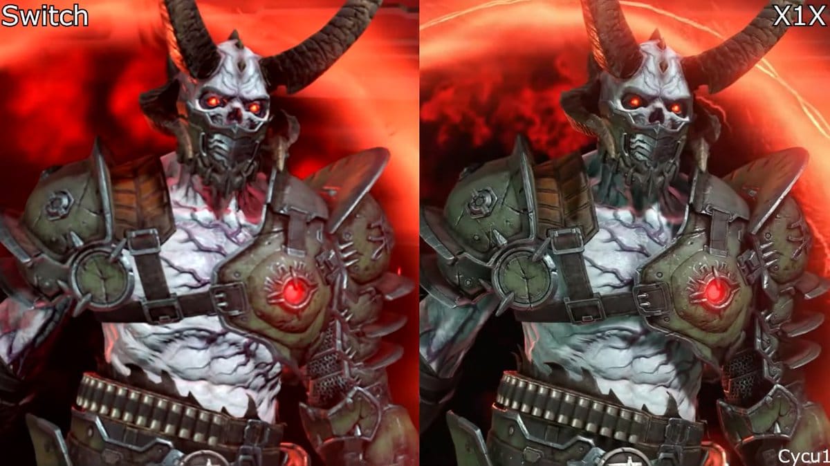 DOOM Eternal: Comparativa en vídeo de Nintendo Switch vs. Xbox One X y tamaño de la descarga