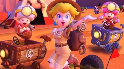 Mario Kart Tour celebra la llegada de la temporada atardecer con este tráiler: Peach (Exploradora), Reserva Natural del Poniente y más