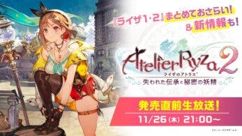 Anunciado un directo de pre-lanzamiento de Atelier Ryza 2: Lost Legends & the Secret Fairy para el 26 de noviembre
