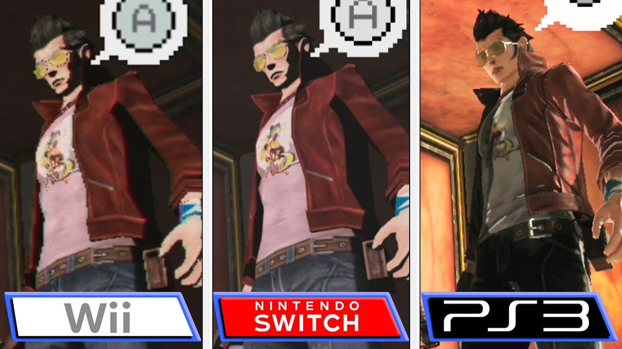 Comparativa en vídeo de No More Heroes: Wii vs. Nintendo Switch vs. PlayStation 3