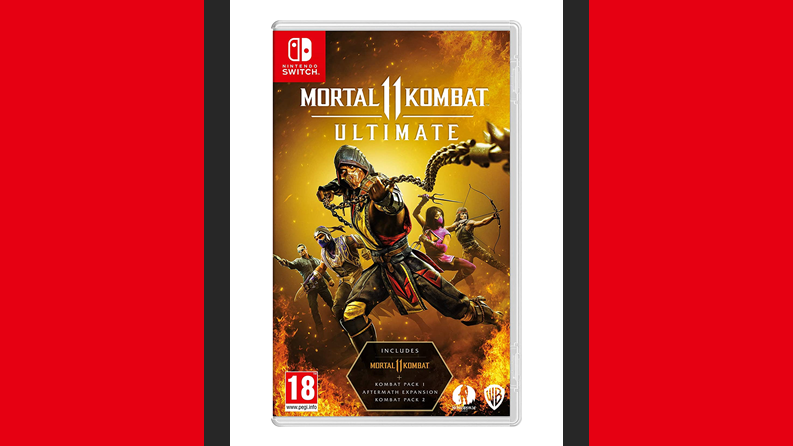 Este es el boxart de Mortal Kombat 11 Ultimate para Nintendo Switch