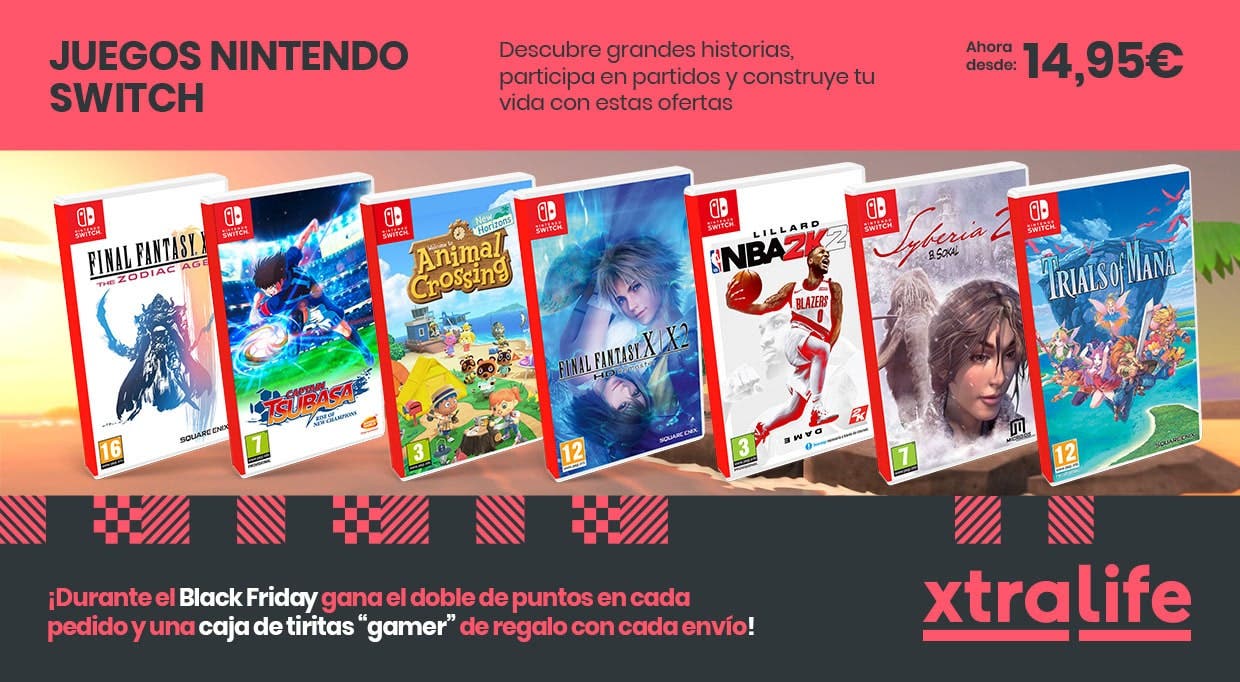 Aumenta tu biblioteca de juegos físicos con las ofertas que trae el Black Friday para tu Nintendo Switch