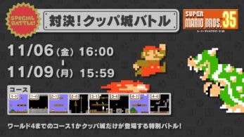 Super Mario Bros. 35 confirma nueva batalla especial centrada en los Castillos de Bowser