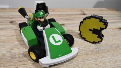 Así es el circuito de Sergio Salon Games en Mario Kart Live: Home Circuit