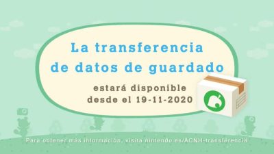 Todos los detalles sobre la transferencia de datos de guardado en Animal Crossing: New Horizons