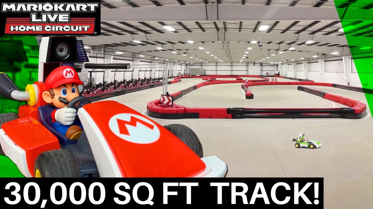 Convierten una pista real de karts en un circuito de Mario Kart Live: Home Circuit