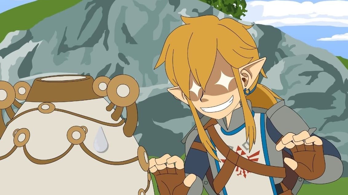 Echad un vistazo a este divertido vídeo animado de Hyrule Warriors: La era del cataclismo protagonizado por Link y el Mini Guardián