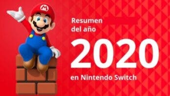 Nintendo está mandado este resumen de lo jugado en Switch durante 2020 a sus usuarios europeos