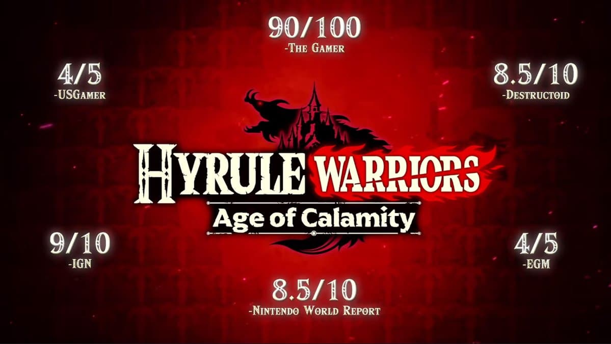 Hyrule Warriors: La era del cataclismo estrena tráiler centrado en las críticas de la prensa