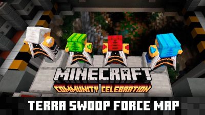 Minecraft presenta el mapa Terra Swoop Force en un nuevo tráiler