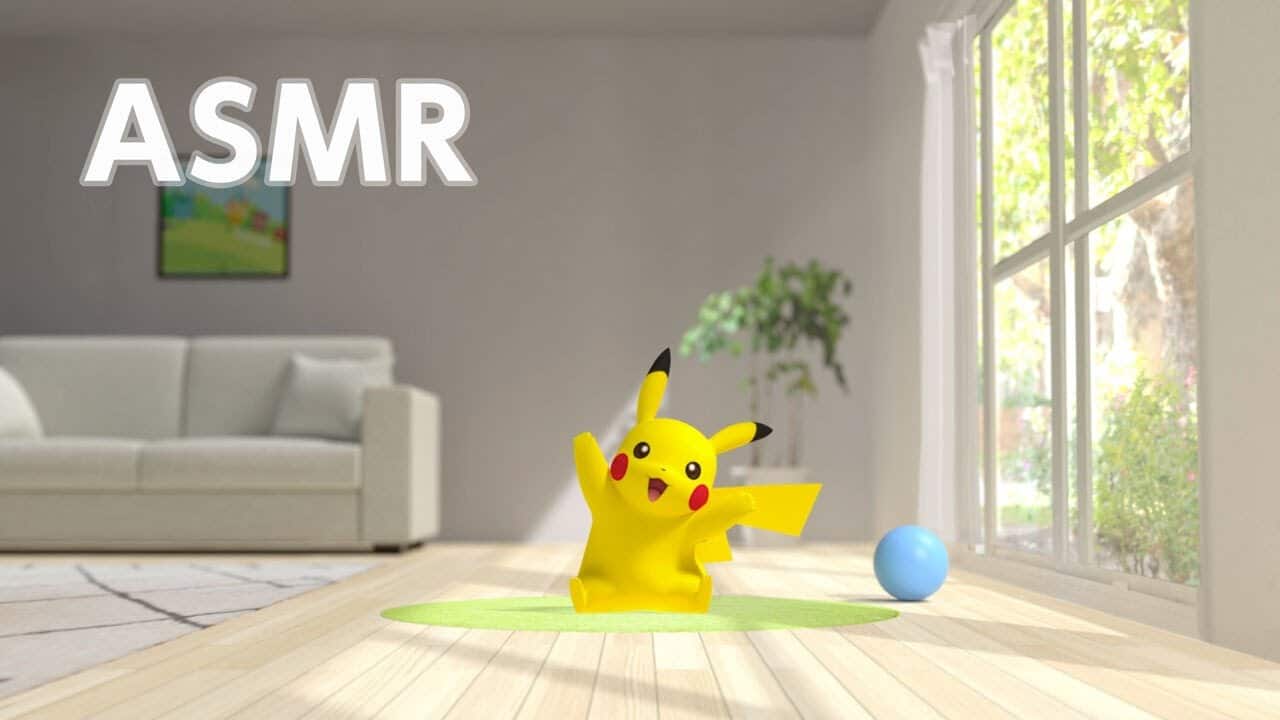 Disfruta de este nuevo vídeo ASMR oficial de Pokémon
