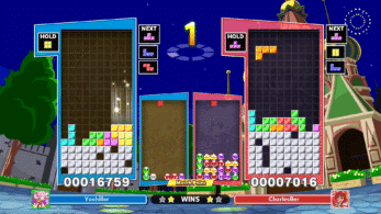 Gameplay del modo online de Puyo Puyo Tetris 2
