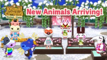 Norma, Pinta, Vitorino, Carmelo, Kabuki, Sumo y Alba llegan a Animal Crossing: Pocket Camp