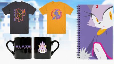 SEGA añade nuevo merchandising inspirado en Blaze a su tienda online