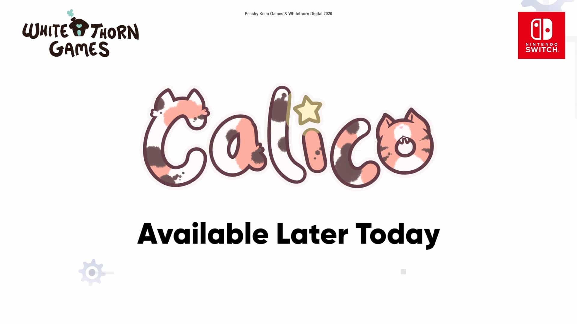 Calico se lanza hoy en Nintendo Switch