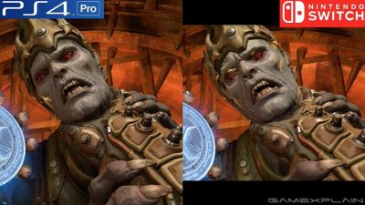Comparativa en vídeo de DOOM Eternal: PlayStation 4 Pro vs. Nintendo Switch