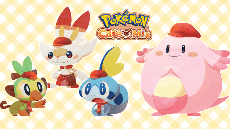 Nintendo América anuncia la llegada de Chansey y los iniciales de Galar a Pokémon Café Mix