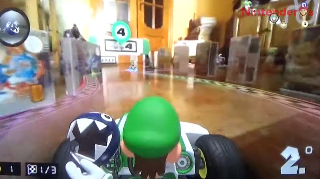 Así es el circuito de Cratch en Mario Kart Live: Home Circuit, ¡Casa Yoshi!